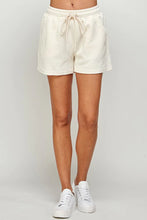 Load image into Gallery viewer, Madi Shorts- cream textured shorts
