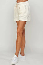 Load image into Gallery viewer, Madi Shorts- cream textured shorts
