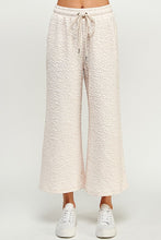 Load image into Gallery viewer, PLUS TIA- Oatmeal wide leg textured cropped pants
