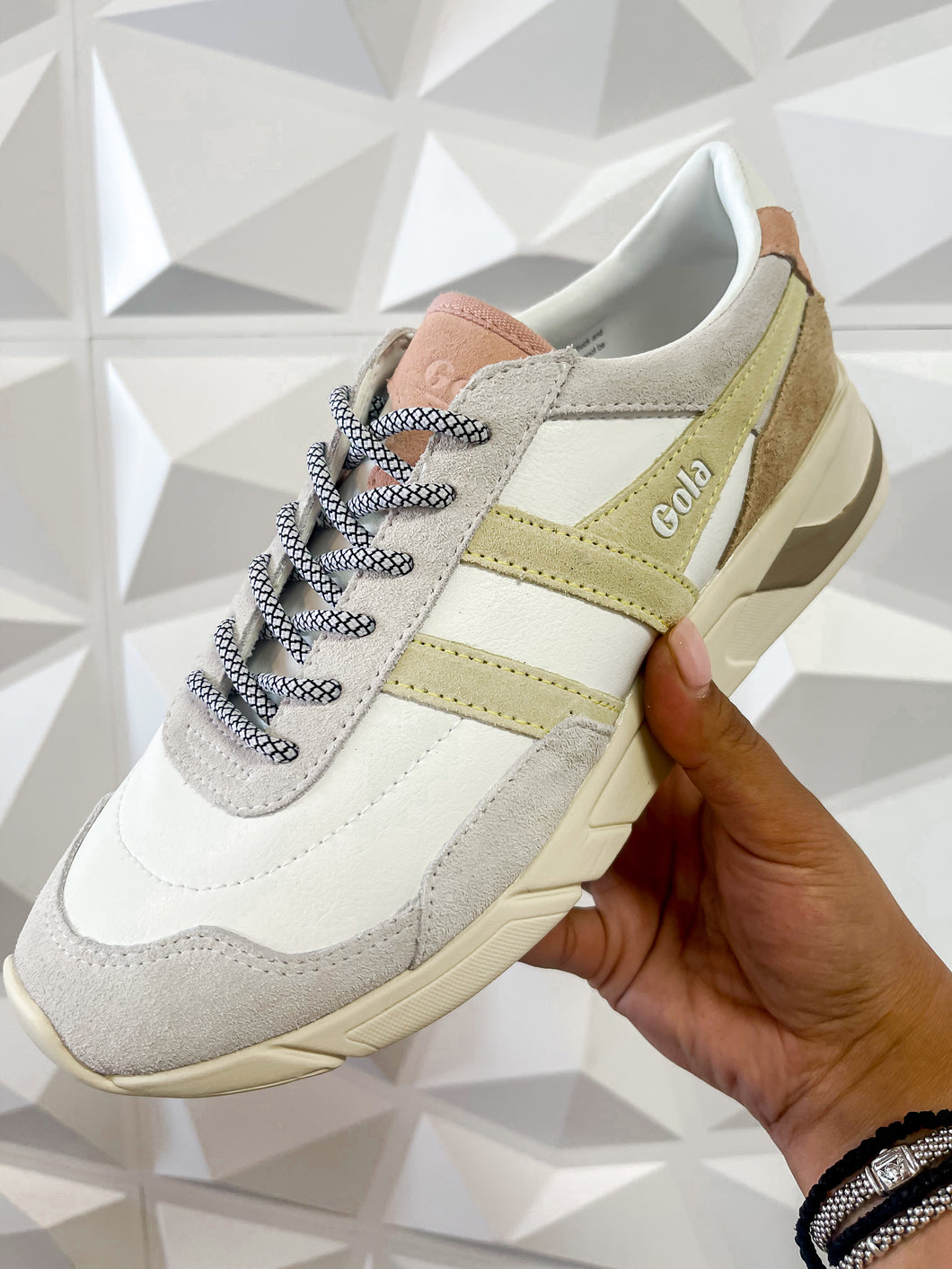 GOLA Eclipse - white/lemon/pearl pink