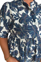 Load image into Gallery viewer, Teresa - Umgee Blue floral print ankle length dress
