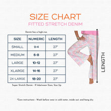 Load image into Gallery viewer, POPPY &amp; PINE - Bold Blush Polka dot stretchy jeans
