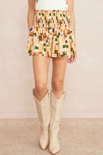 Load image into Gallery viewer, ZOE- multicolor smocked waist Skorts
