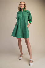 Load image into Gallery viewer, Mock Neck Band Puff Sleeve Mini Dress
