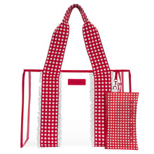 Load image into Gallery viewer, Case-Mate Cherry Gingham Jelly Tote Bag
