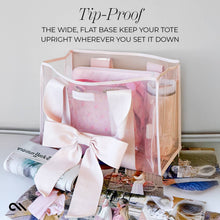 Load image into Gallery viewer, PREORDER arrives 4/13- Case-Mate Ballet Pink Bow Jelly Tote Bag
