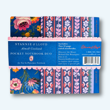 Load image into Gallery viewer, Pocket NotebooMini k Duo - Modern Provencial Floral
