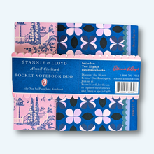 Load image into Gallery viewer, Mini Pocket Notebook Duo - Modern Toile
