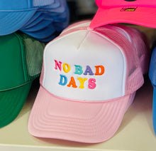 Load image into Gallery viewer, NO BAD DAYS trucker hat- hats by Madley
