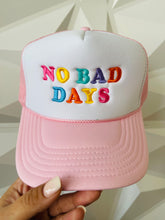 Load image into Gallery viewer, NO BAD DAYS trucker hat- hats by Madley
