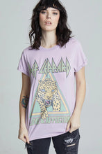 Load image into Gallery viewer, Recycled Karma- Def Leppard Love &amp; Affection Lilac Burnout Tee
